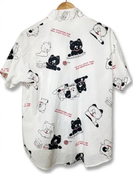 camisa fem gatinhos