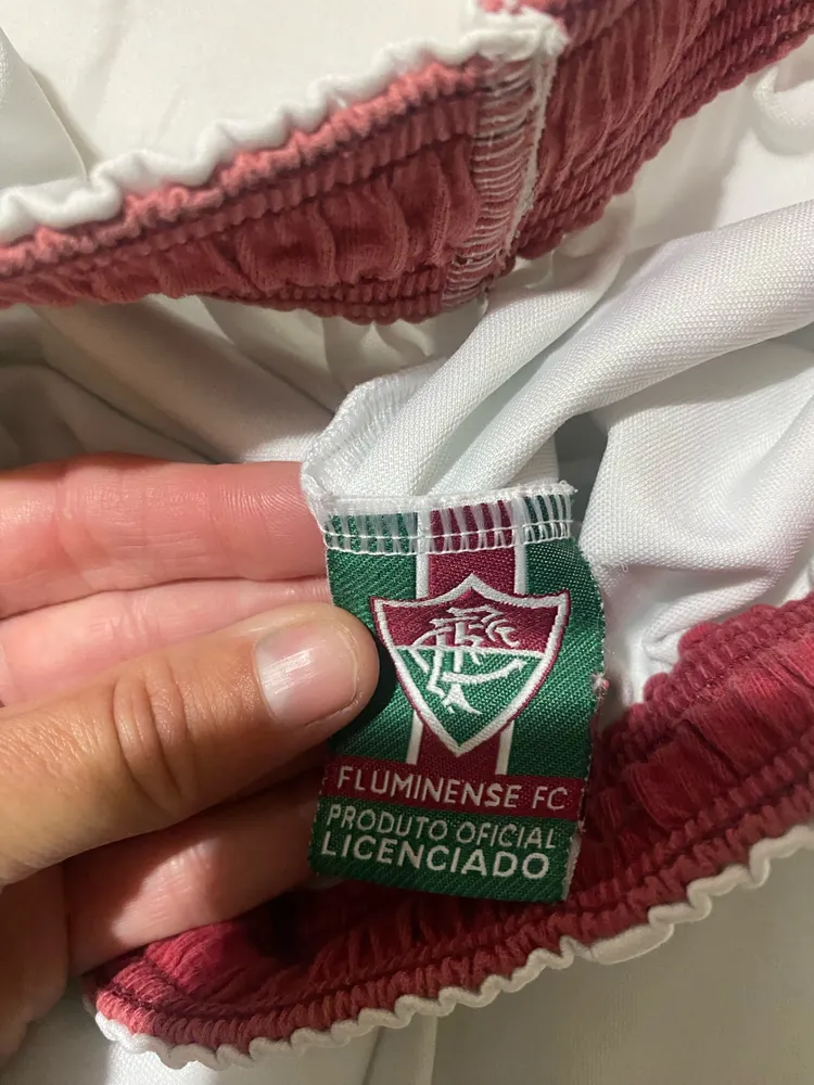 shorts branco fluminense