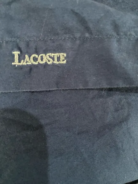 camisa lacoste axul