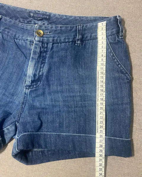 shorts jeans lelis blanc