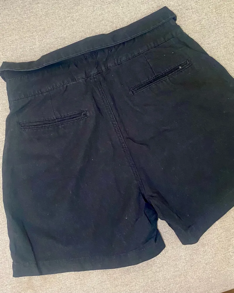 shorts feminino preto hering