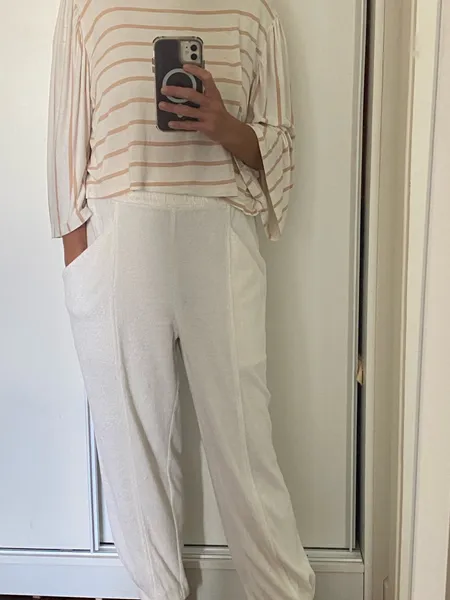 calça atoalhada feminina