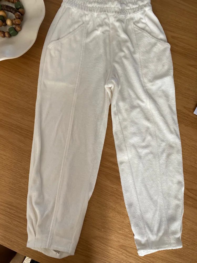 calça atoalhada feminina