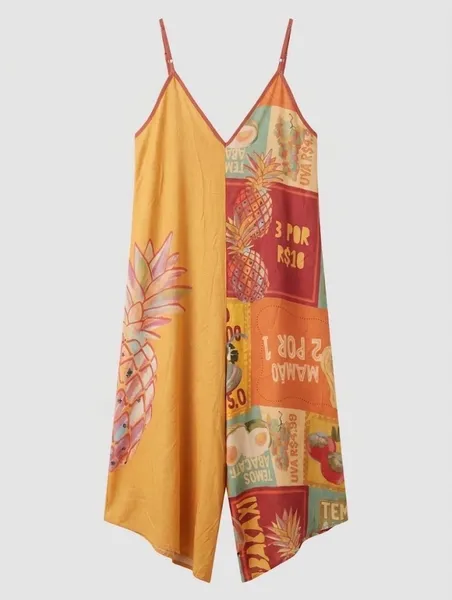 vestido macacao renner g