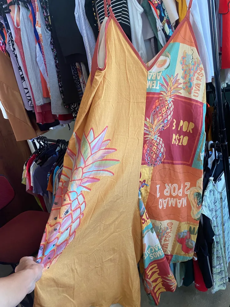 vestido macacao renner g