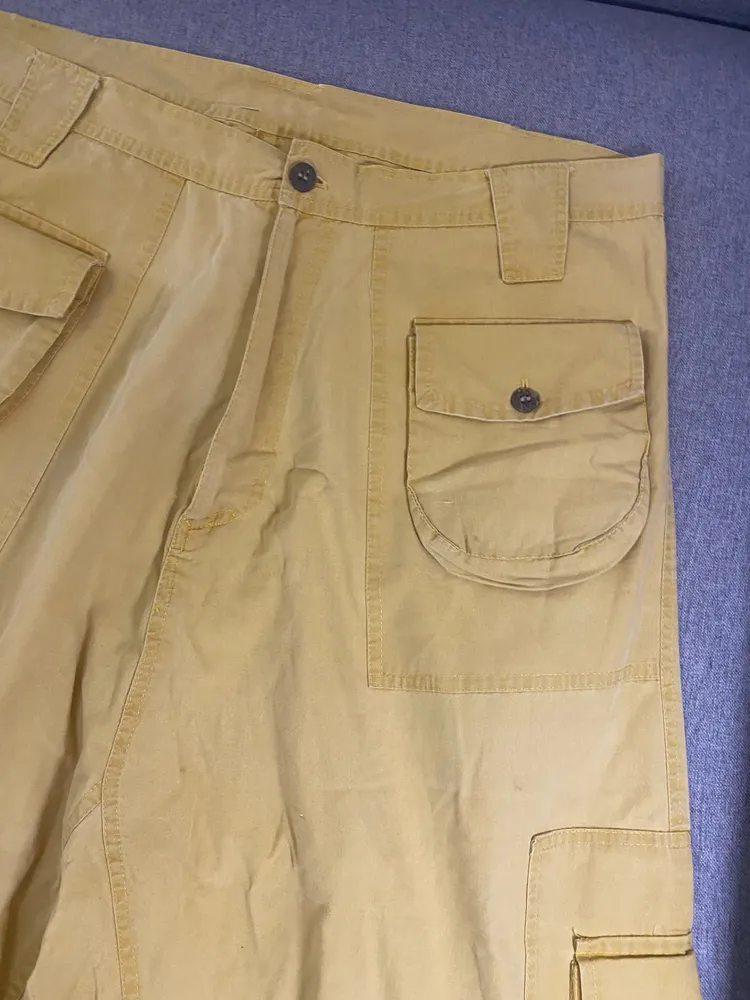 calça amarela feminina