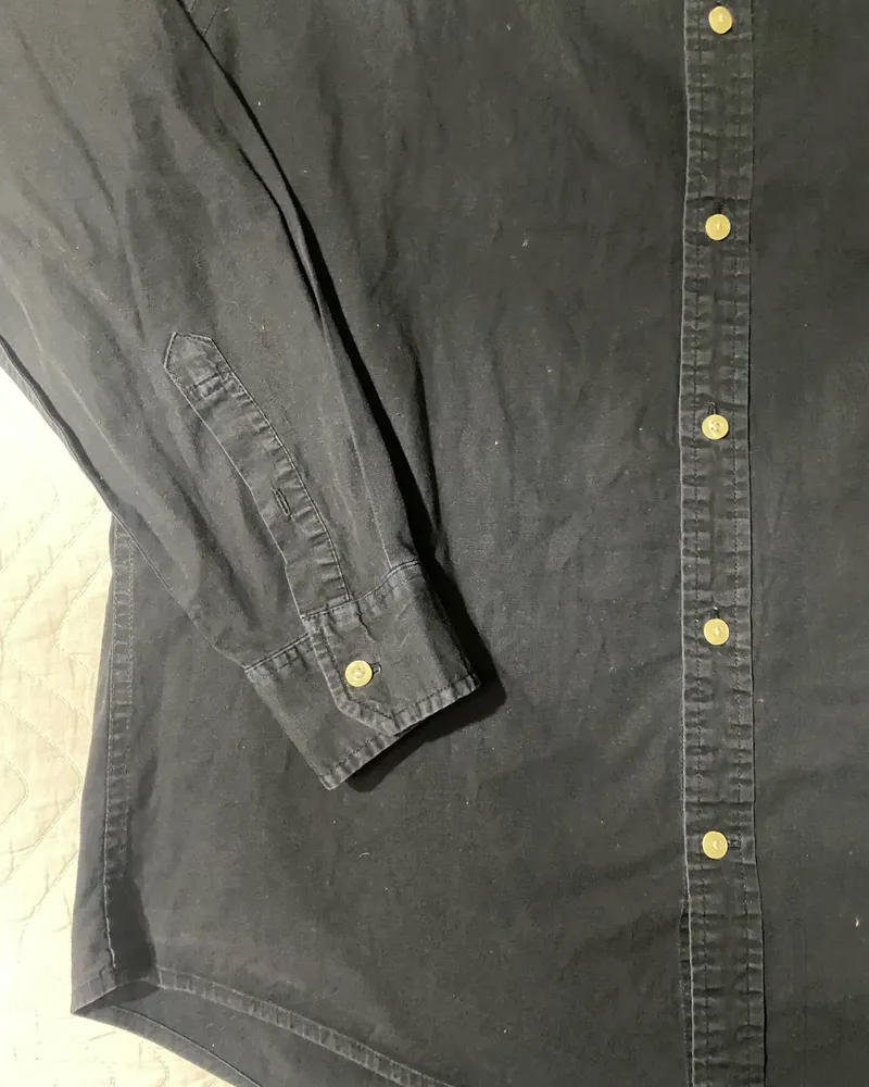 camisa preta masculina tommy hilfiger
