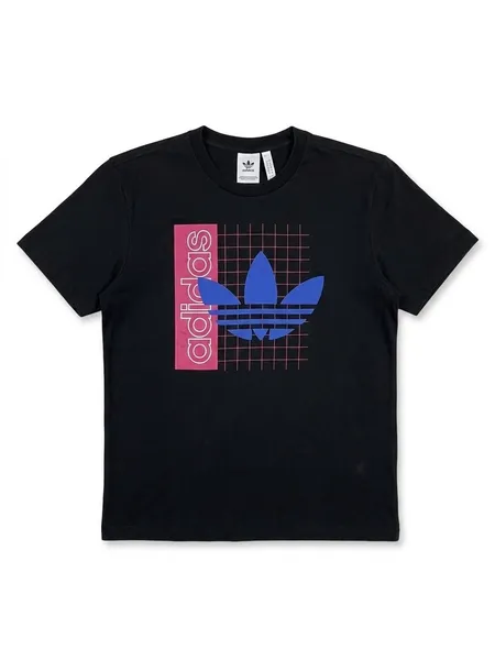 camiseta preta adidas tam p