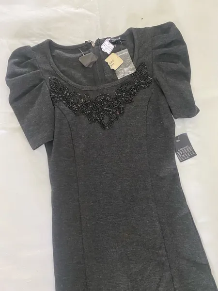 vestido tubinho pedraria novo tam p