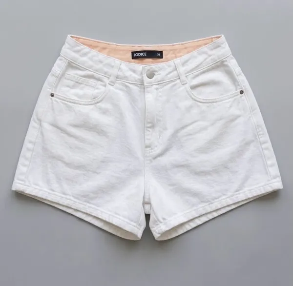 shorts branco feminino iodice