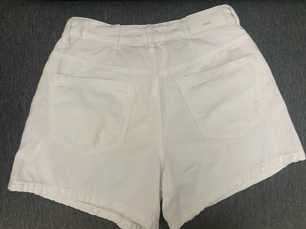 shorts branco feminino iodice