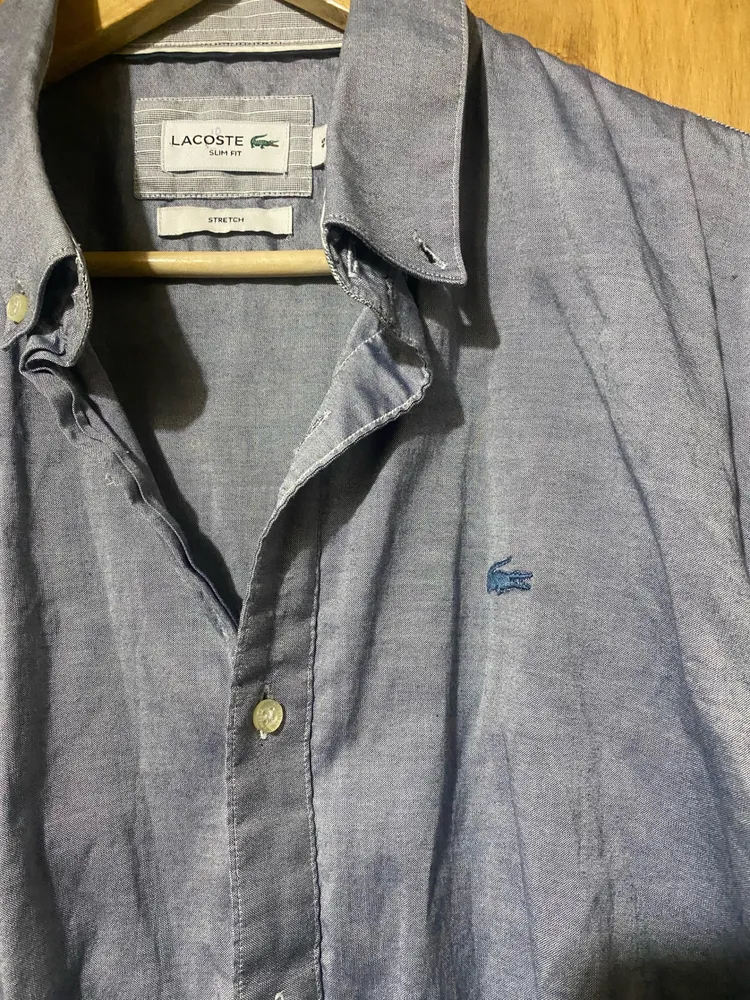camisa masculina lacoste impecavel