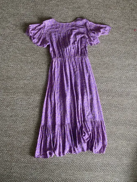 vestido roxo longo de lis