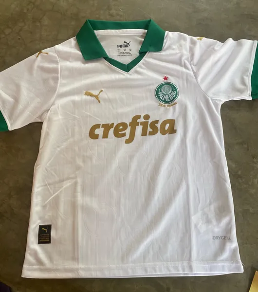 camiseta infantil puma palmeiras original
