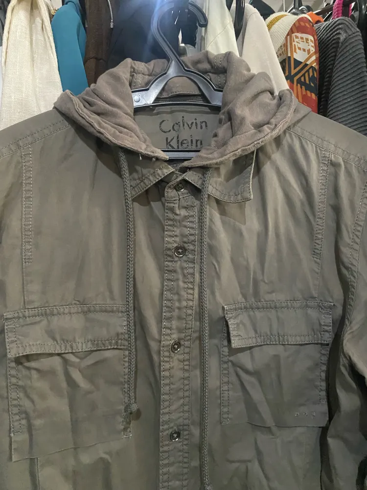 Camisa Calvin Klein cinza P