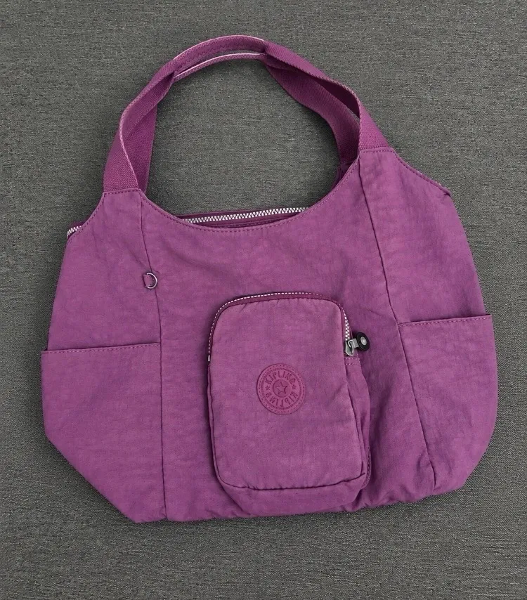 Bolsa ombro KIPLING grande roxa
