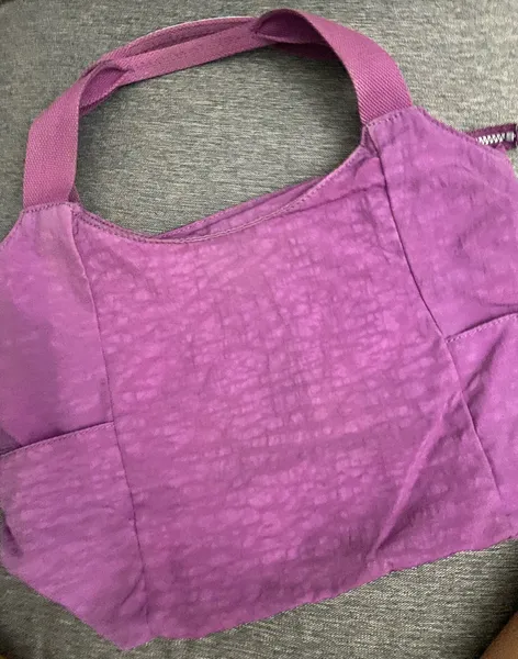 Bolsa ombro KIPLING grande roxa