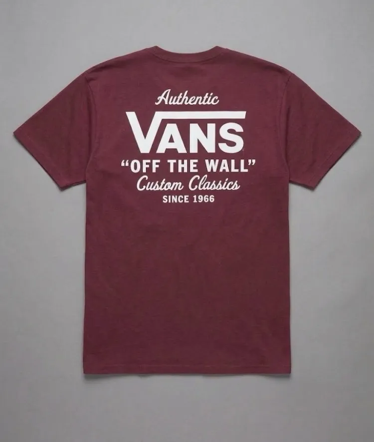 Camiseta VANS M bordô