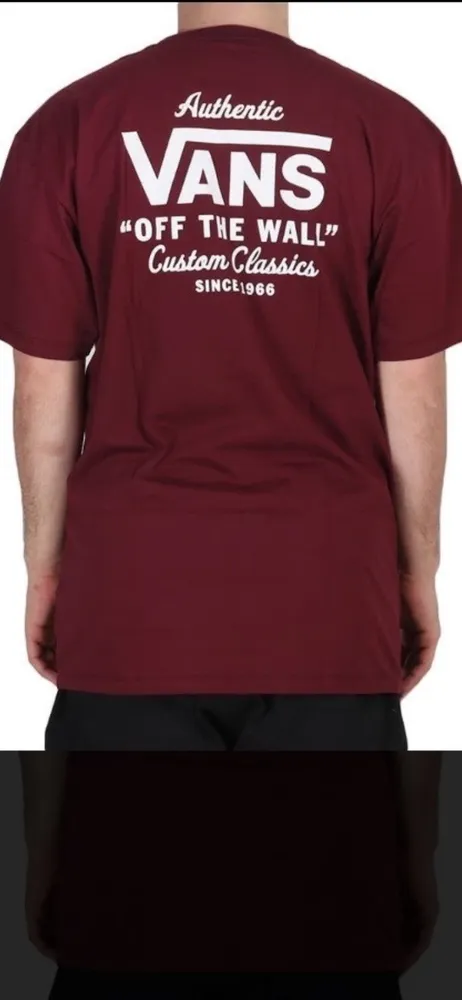 Camiseta VANS M bordô