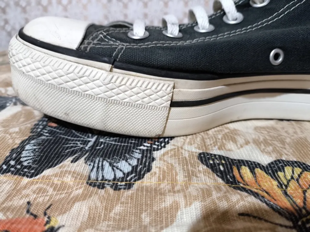 Tênis Converse All Star preto plataforma original, tamanho 36