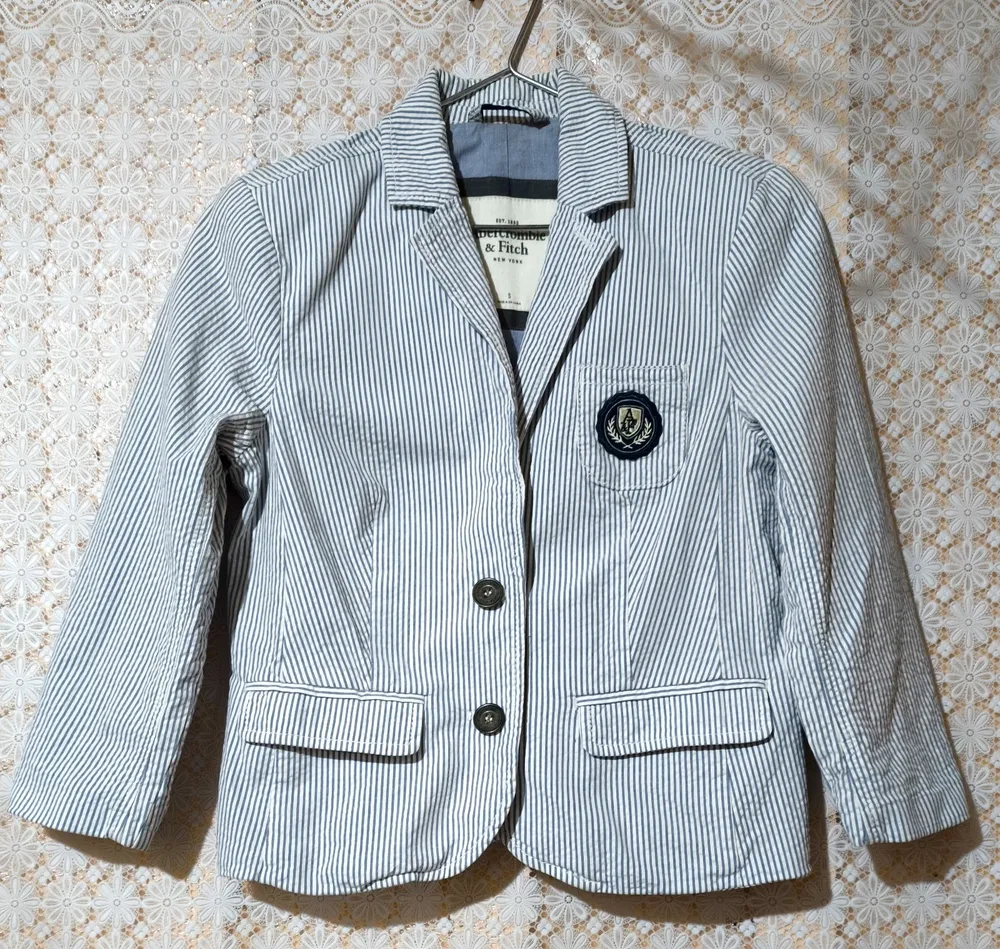 Blazer Abercrombie & Fitch listrado