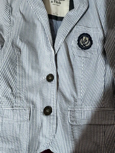 Blazer Abercrombie & Fitch listrado