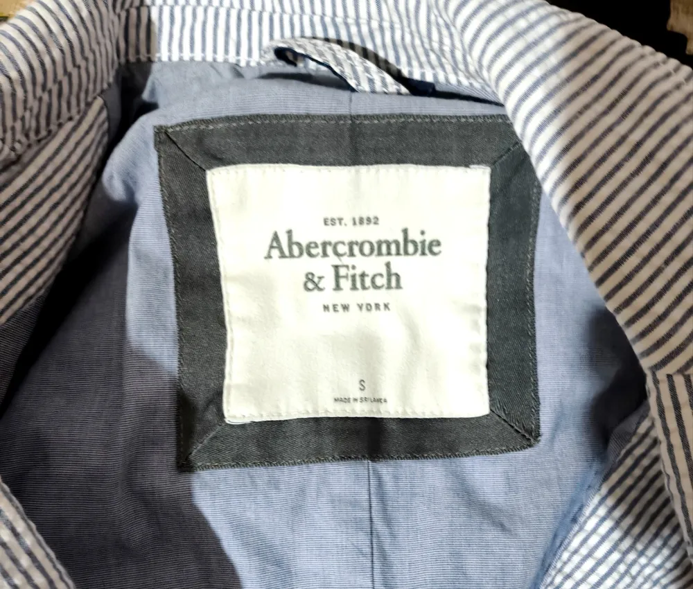 Blazer Abercrombie & Fitch listrado