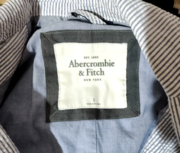 Blazer Abercrombie & Fitch listrado