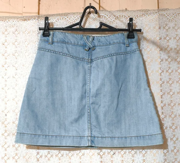 Saia jeans Forever 21 azul claro