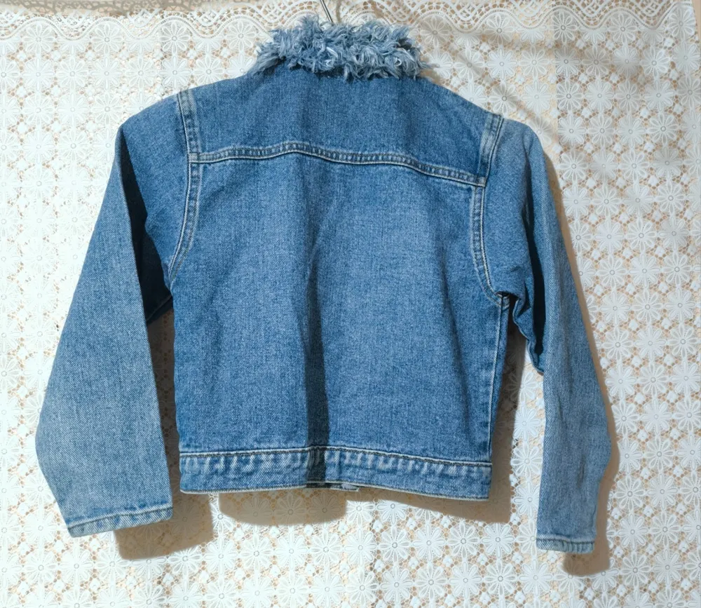 Jaquete jeans infantil tamanho 6 Bicho Comeu