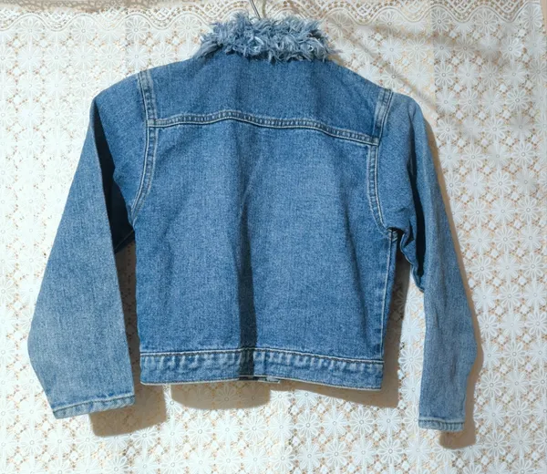 Jaquete jeans infantil tamanho 6 Bicho Comeu