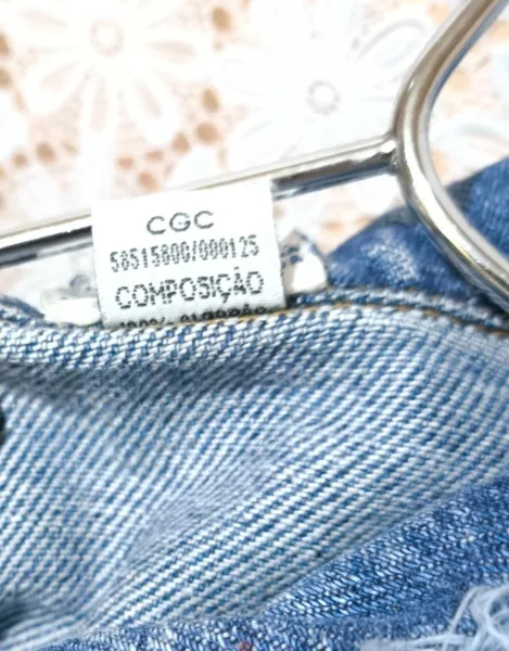 Jaquete jeans infantil tamanho 6 Bicho Comeu