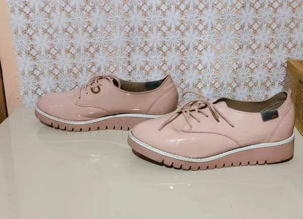 Sapato beira rio oxford rosa 35