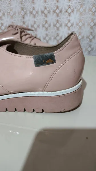 Sapato beira rio oxford rosa 35