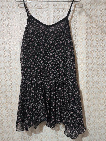 Vestido forever 21 florido preto m