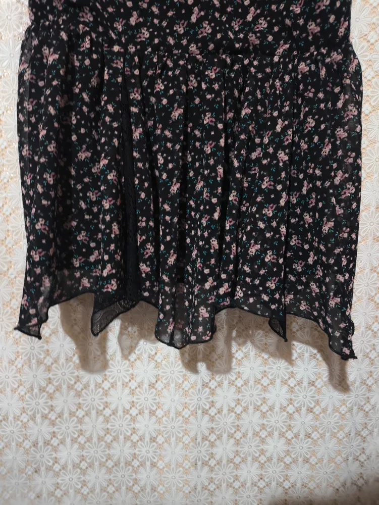 Vestido forever 21 florido preto m