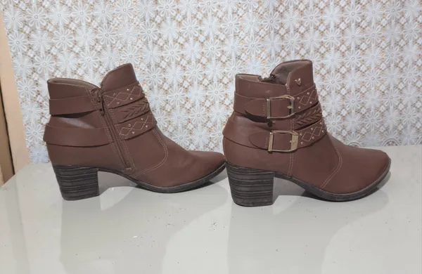Bota mississipi cano curto marrom 35