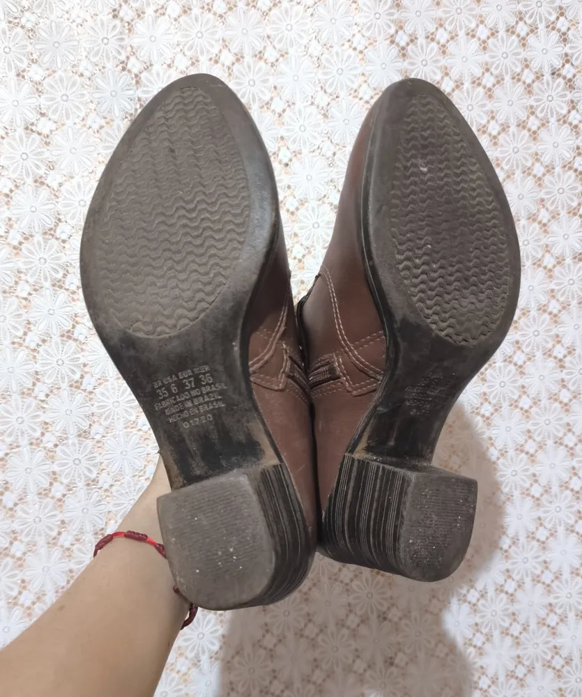 Bota mississipi cano curto marrom 35