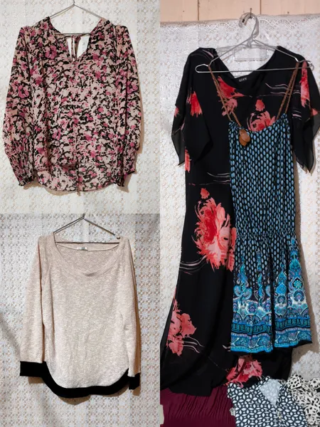 Lote com 20 peças femininas M, G e GG