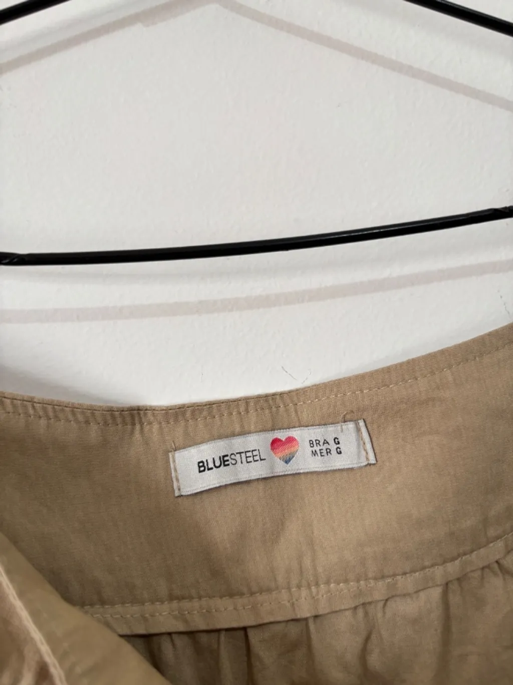 saia de babadinhos marrom, da blue steel