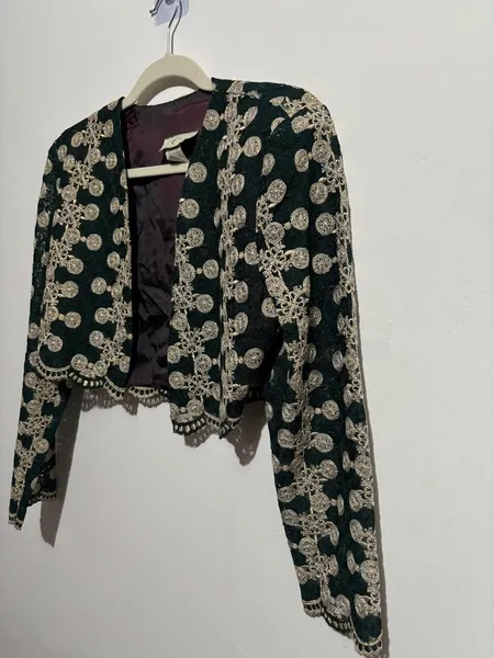 bolero vintage bordado, da cicci
