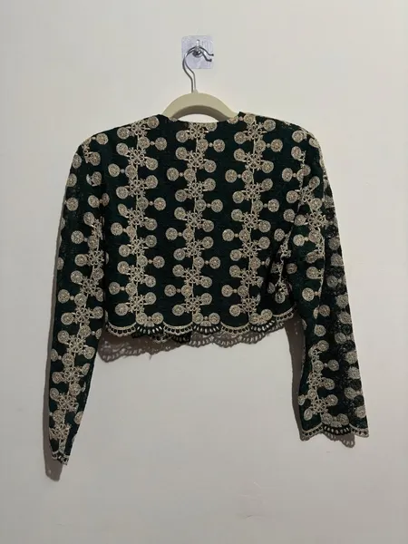 bolero vintage bordado, da cicci