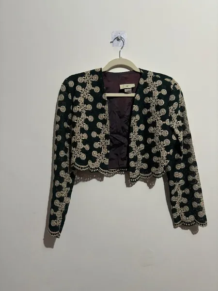 bolero vintage bordado, da cicci