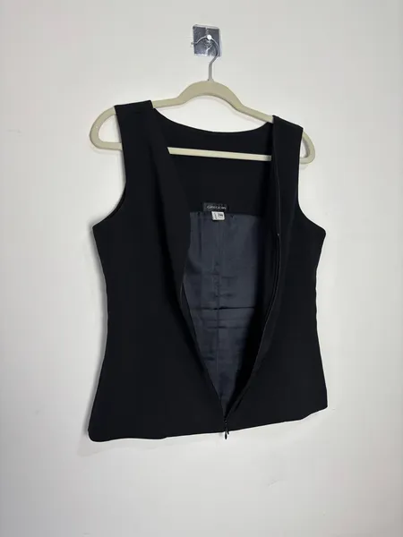 colete preto vintage, da gregory