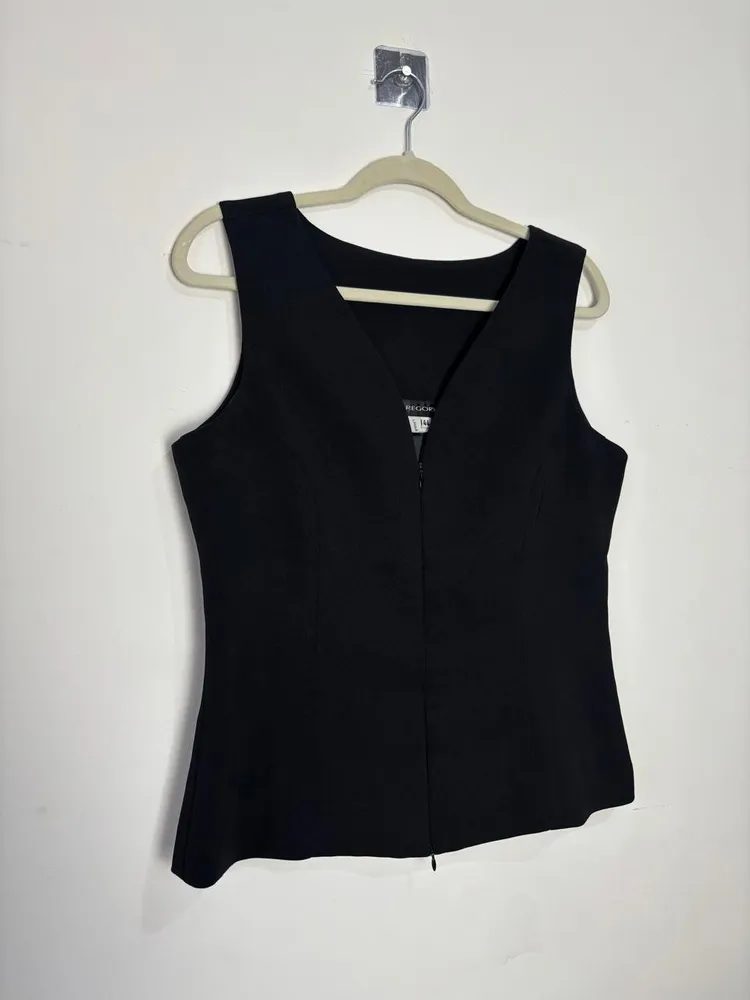 colete preto vintage, da gregory