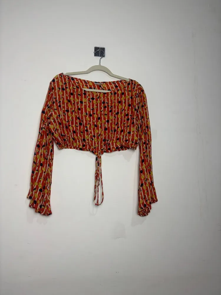 bata vintage estampada, da shoulder