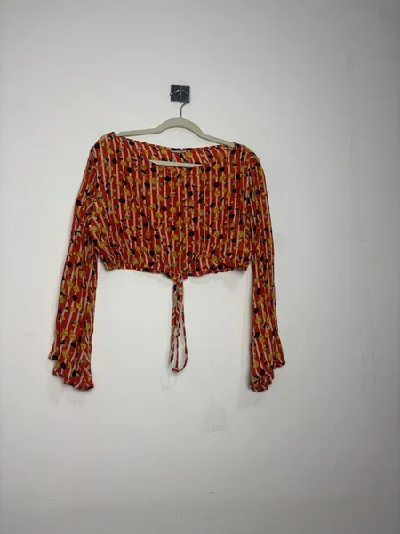 bata vintage estampada, da shoulder