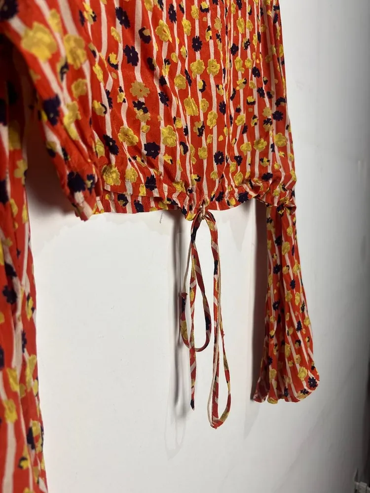 bata vintage estampada, da shoulder