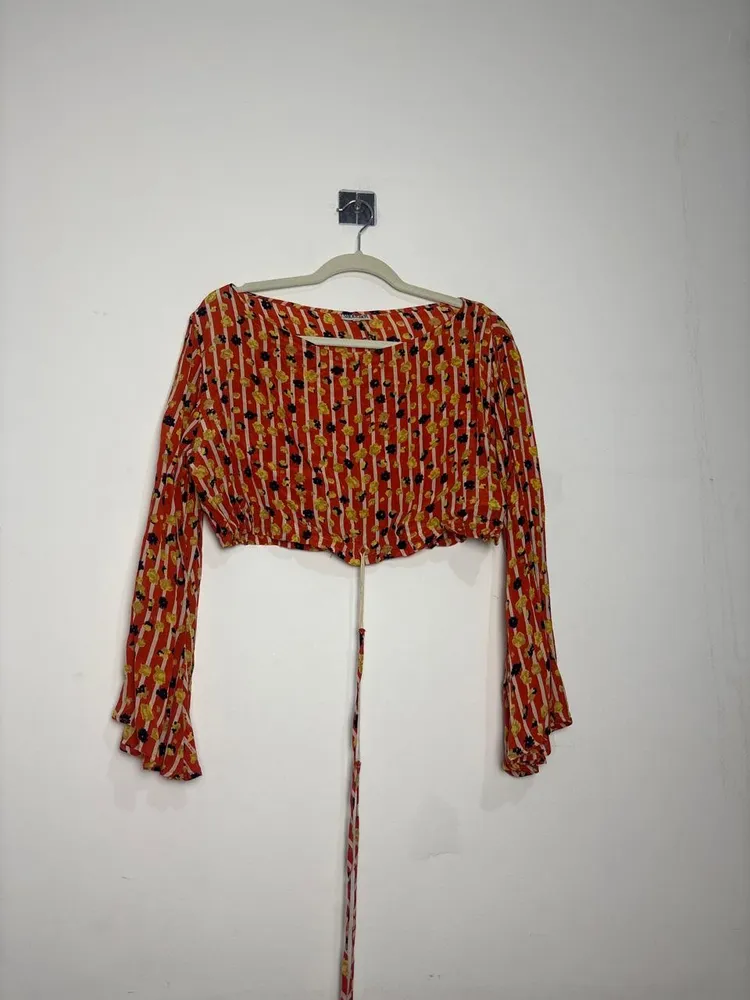 bata vintage estampada, da shoulder