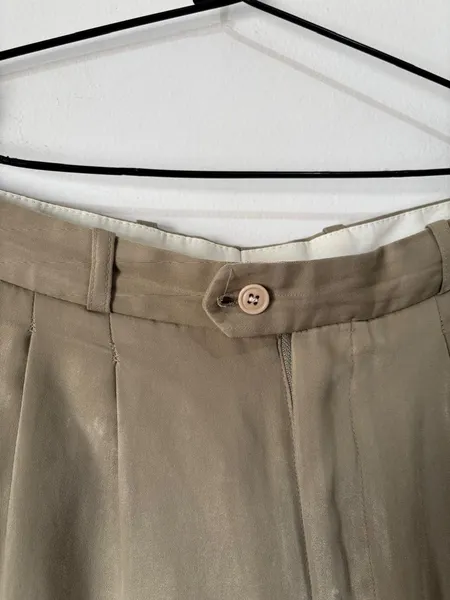 calça de alfaiataria caramelo, da preston field